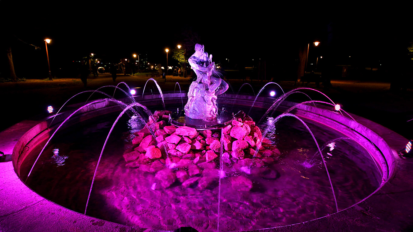 Fontana Borba, kalemegdan