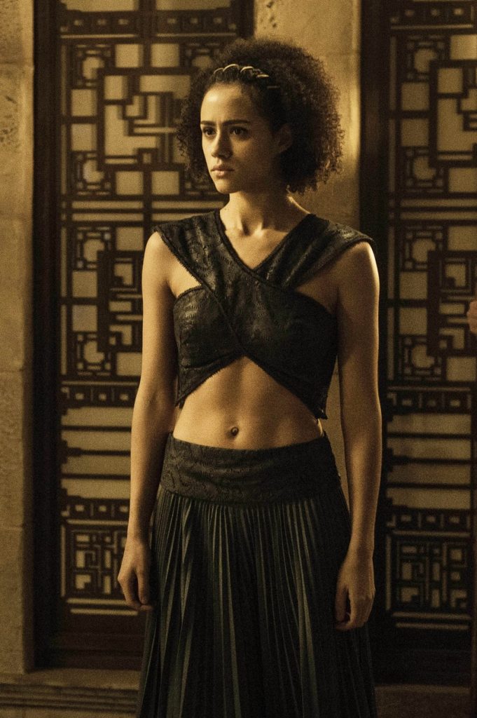Los Angeles.CA.USA. Nathalie Emmanuel in ©HBO, Game of Thrones (TV) (2016) (Season 6) Creators: David Benioff and D.B.Weiss Source: George R. R. Martin (novels), Image: 294615447, License: Rights-managed, Restrictions: Supplied by Landmark Media. Editorial Only. Landmark Media is not the copyright owner of these Film or TV stills but provides a service only for recognised Media outlets., Model Release: no, Credit line: Profimedia, Landmark