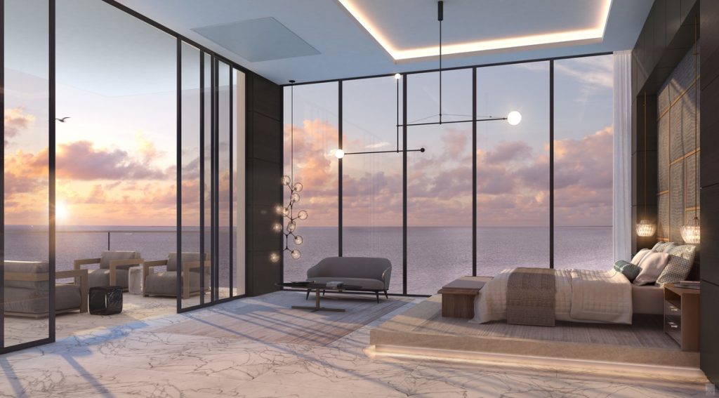 Ferrari Press Agency Ref 7776 Muse1 18/02/2017 See Ferrari text Picture must credit: Muse Residences An amazing new apartment complex is designed to create the perfect environment for helping stay healthy.The stunning Muse Residences in Florida do not come cheap, with homes costing between $5 million / €4.7 million Euros / £4 million GBP and $20 million USD / €18.8 million Euros / £16 million GBP All the homes are high tech, come fully furnished with amazing ocean views and high ceilings as well as private elevators.Fixtures and fittings are of the highest quality at the development, Muse Residences in Sunny Isles Beach.There are two and three bedroom apartments and five bed-roomed penthouses.But seven are known as the Wellness Residences.As well as the luxury , they are equipped with state-of-the-art wellness technology that centers on air, water, and light.An elaborate air purification system utilizes advanced filtration techniques to remove allergens, toxins, and other pollutants from the air. The water filtration system , said to be best in class, reduces chlorine, lead, and other traces, resulting in fresh, clean water. A Circadian lighting system creates lighting conditions that mirror natural sunlight throughout the day, keeping one’s body clock and physiology at its peak throughout the day.It is claimed circadian disruption from electric light exposure may play a role in diabetes, obesity, depression, as well as breast cancer.There’s even something called Dawn Simulation, This allows residents to set daily alarms which trigger lighting to slowly simulate the sunrise while the room temperature adjusts. Residents can use mobile apps to control the light and window shades.All of the wellness technologies were created by developer Delos and self-help guru Dr. Deepak Chopra who says there is an undeniable link between one’s habitat and health. Chopra is a mind-body expert, world-renowned public speaker and the author of more than 80 books translated in over 43 languages, including 22 New York Times bestsellers .He focused on the design aspect, choosing natural colors and furnishings that would have a calming, positive affect on residents’ moods. All the apartments feature 3.65 metre / 12-foot high ceilings, floor-to-ceiling windows, private elevators, and marble and wood floors. Outside, large terraces equipped with summer kitchens and weather-resistant entertainment systems overlook the ocean. Located less than an hour from Miami, the dwellings provide ready access to Florida's beaches and bustling cities.Chopra said:” “I have always seen the natural environment as an extension of our bodies. “Residences that are in harmony with nature help to create harmony within our bodies and minds.” Inspired by this belief, Chopra joined forces with Property Markets Group, S2 Development, and Delos to create the wellness technologies.Delos specializes in fusing medicine and science with
architecture and design.Chopra added: “As people today spend the majority of their time indoors, there is a clear need for living spaces that positively impact them. “Wellness real estate recognizes this connection and removes the division between humans and the environment.” A spokesman for the developers said:” Revolutionary ideas begin by questioning the state of the things we take for granted. “Consider that 15 cubic meters of air pass through the lungs of an average adult each day. “Then multiply the impact of the air you breathe across the days and years of your life.“ The invisible elements of our urban lives—air, water, light and sound—are the luxuries we seek when we escape the urban environment. “By using curated solutions to restore these elements and awaken and support our own natural body rhythms, we can restore ourselves at home. “Delos is helping to design and engineer residences to enhance both physical and emotional health and wellbeing. “Residences are customized to feature wellness solutions that move them beyond a neutral, clean box to a net positive haven of scientifically validated wellness solutions.”The units will be available for move-in at the beginning of 2018.Area ranges from 2,360 square feet / 219 square metres to 5,995 square feet / 557 square metres in the penthouses. OPS: The Muse Residences, Florida. A master bedroom in one of the Wellness apartments ith Circadian lighting Picture supplied by Ferrari, Image: 321368341, License: Rights-managed, Restrictions: , Model Release: no, Credit line: Profimedia, Ferrari