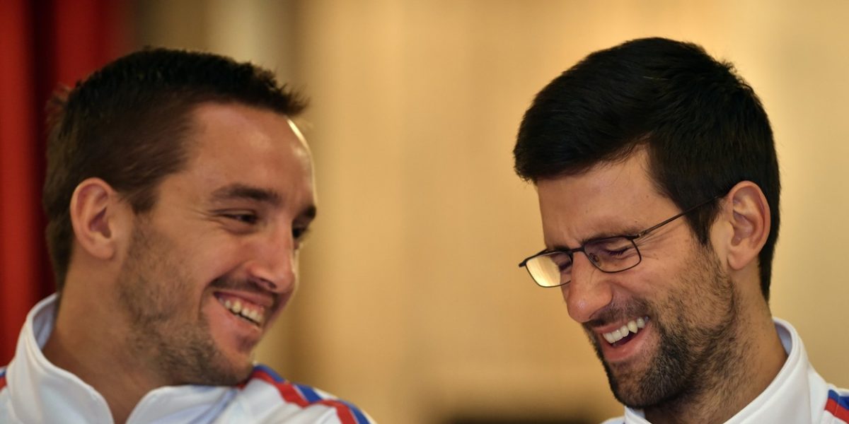 Viktor Troicki i Novak Đoković