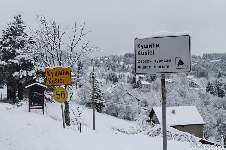 Kušići, Ivanjica, zima, selo