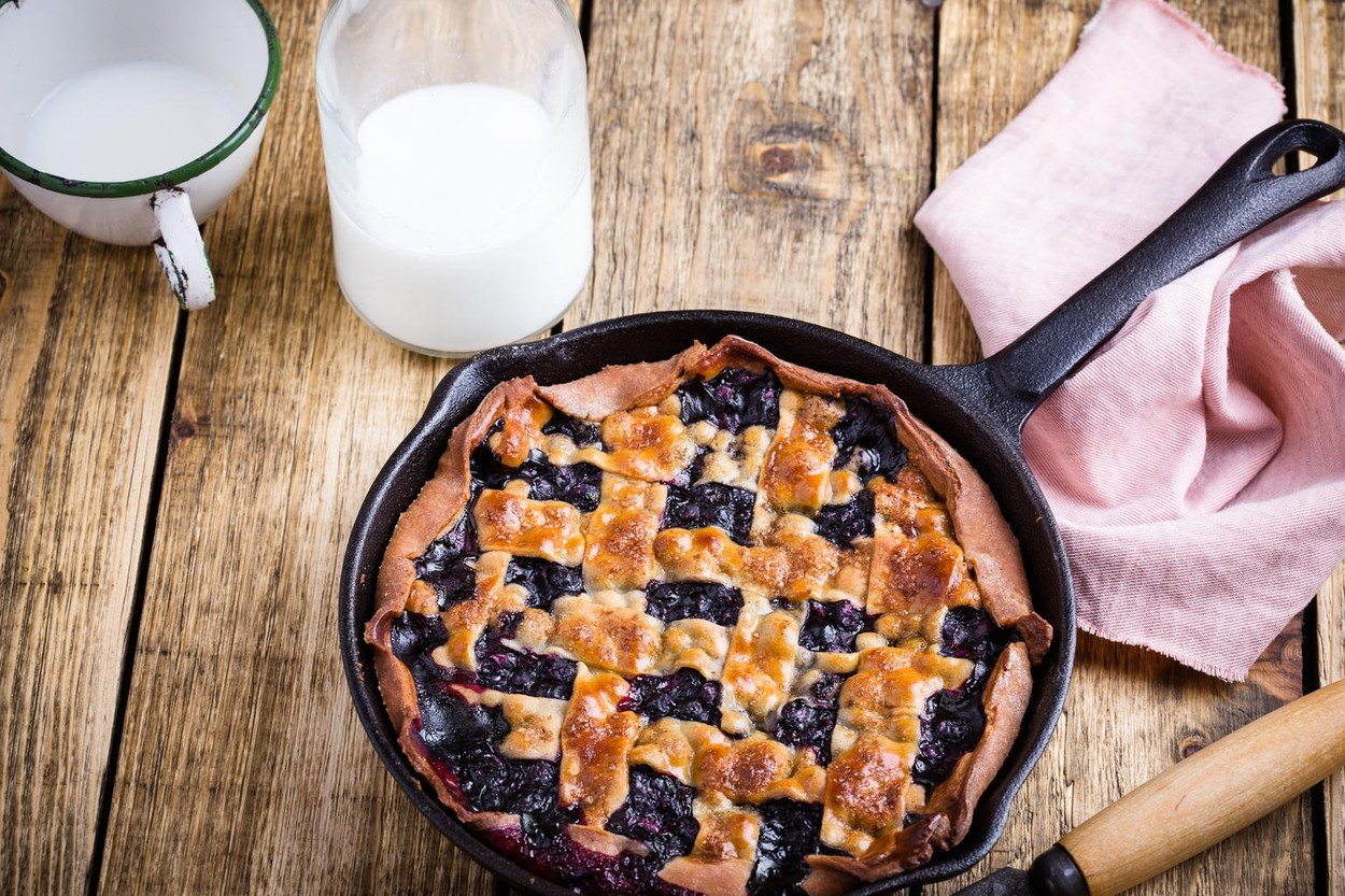 Pita sa borovnicama, maline, recept, kolač, američka pita