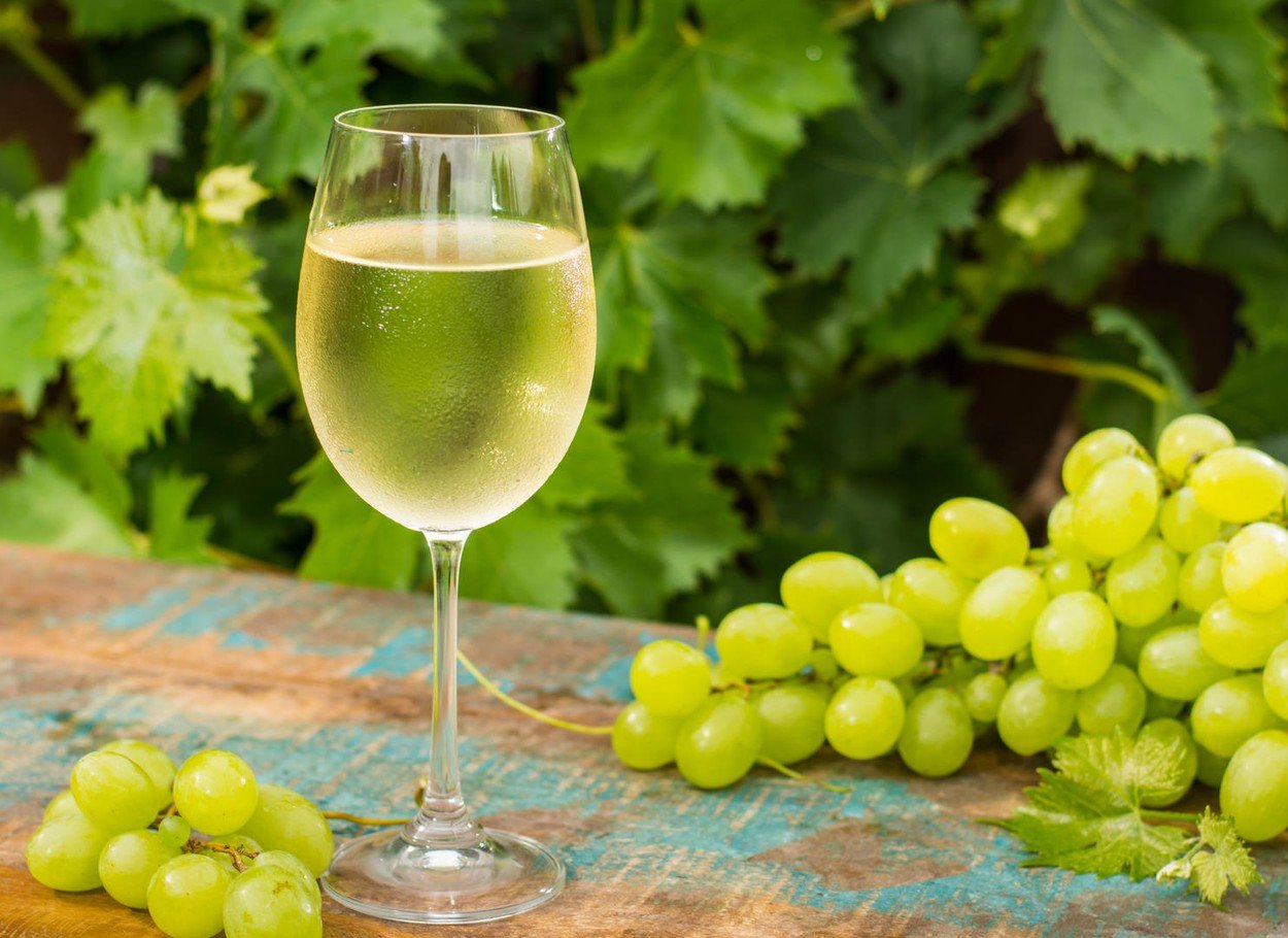 belo vino, grožđe