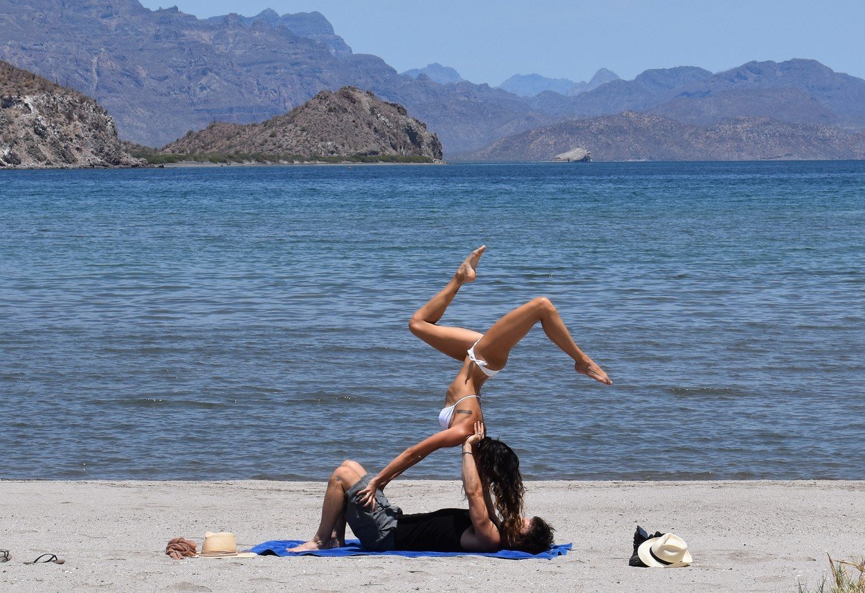 joga na plaži