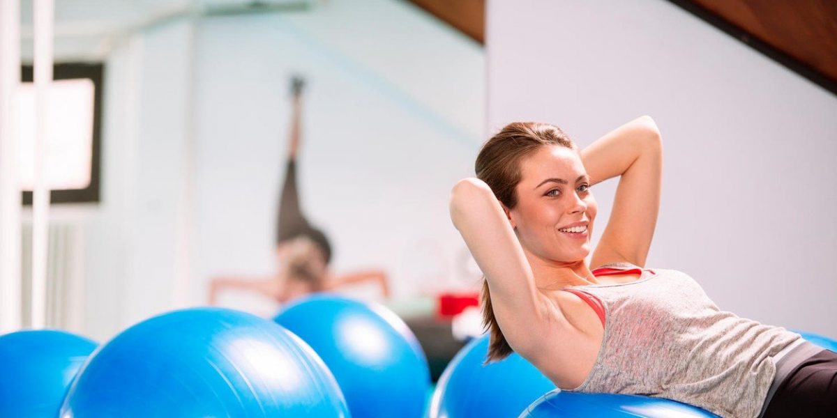Pilates lopta, fitnes