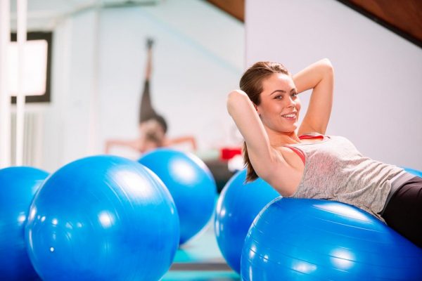 Pilates lopta, fitnes