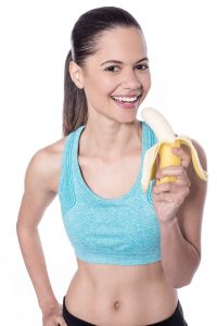 banane, trening, devojka