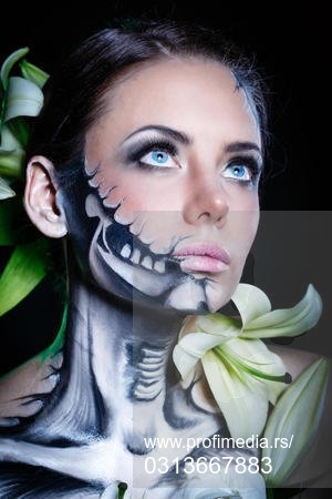 noć veštica, šminka, maske